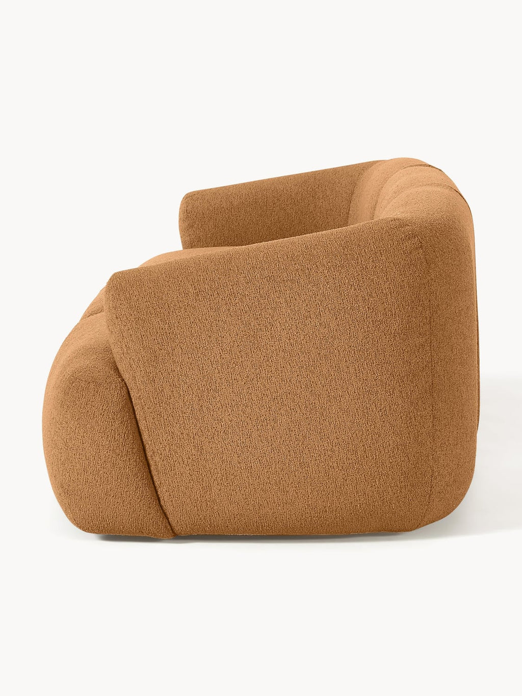 Sofia Modular Bouclé Sofa (3-seater) — Caramel