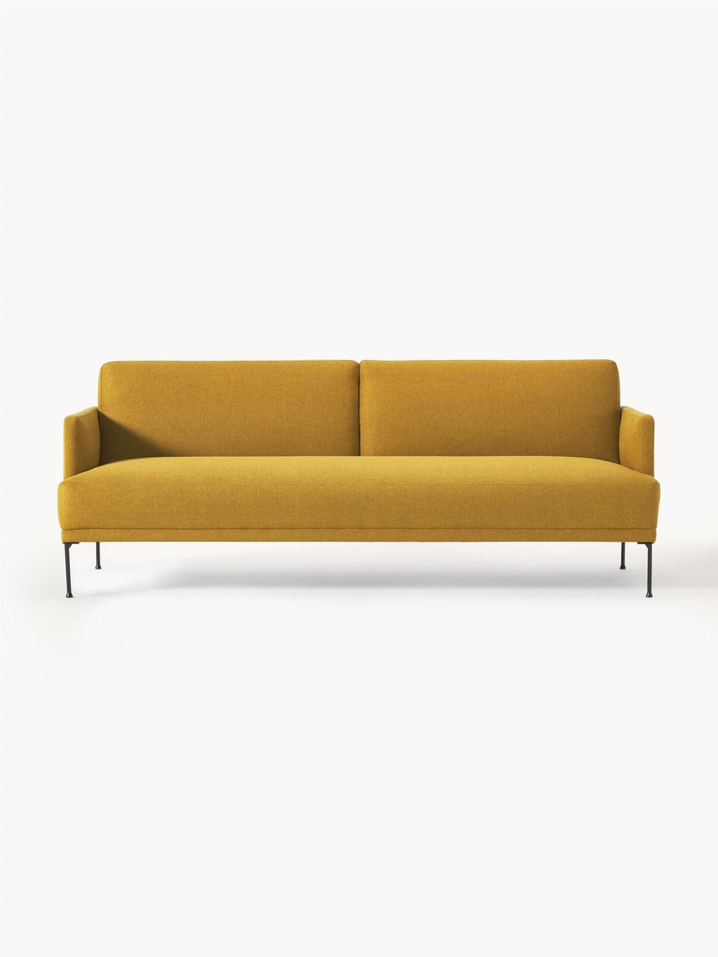 Fluente Sofa Bed (3-seater) — Mustard