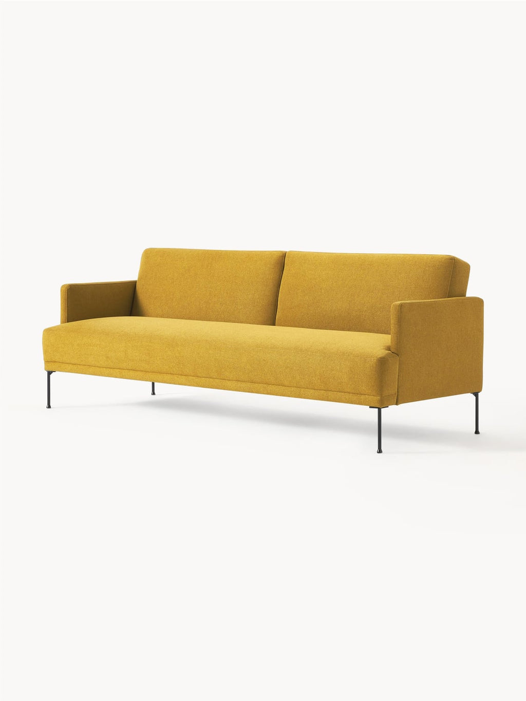 Fluente Sofa Bed (3-seater) — Mustard