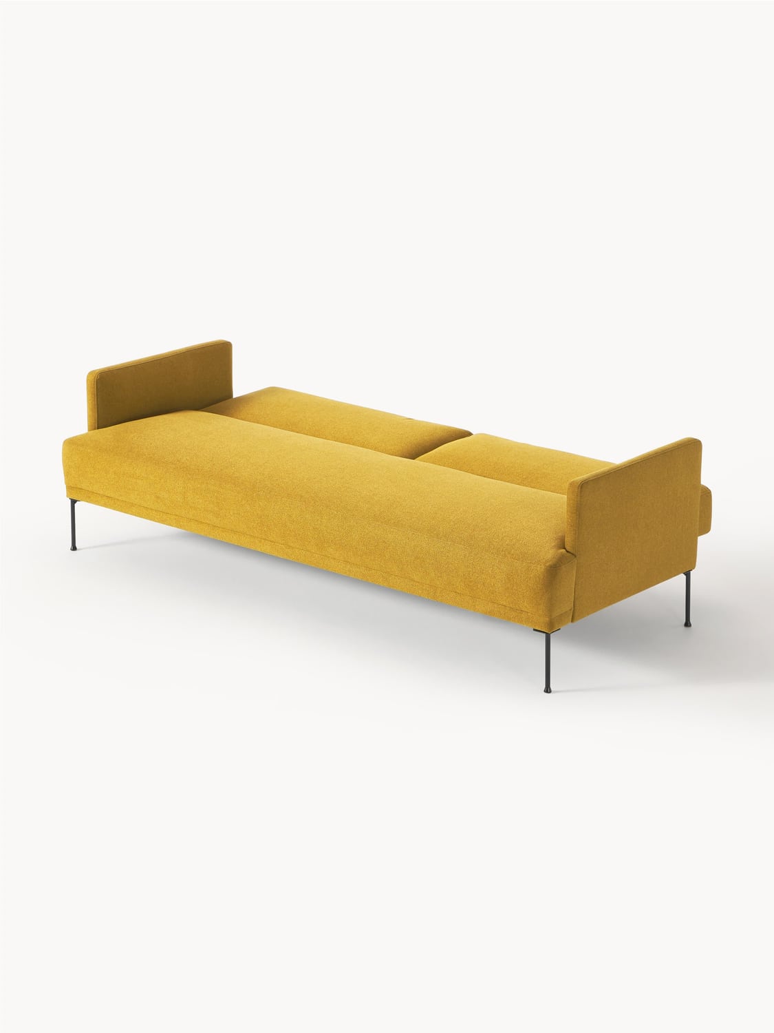Fluente Sofa Bed (3-seater) — Mustard