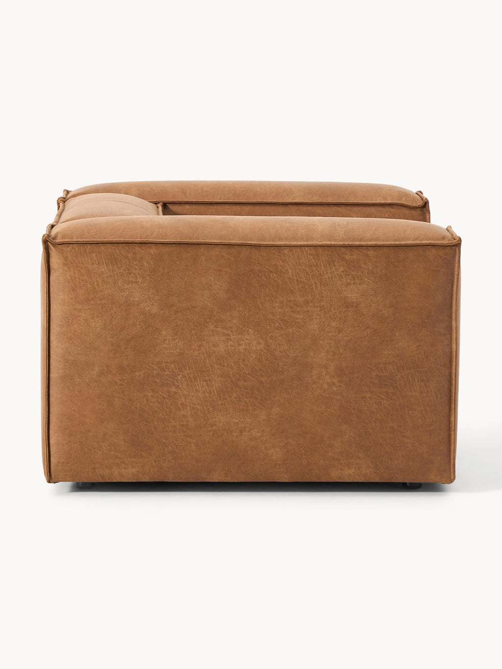 Lennon Armchair in Leather — Caramel