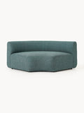 Sofia Round Bouclé Corner Module — Teal