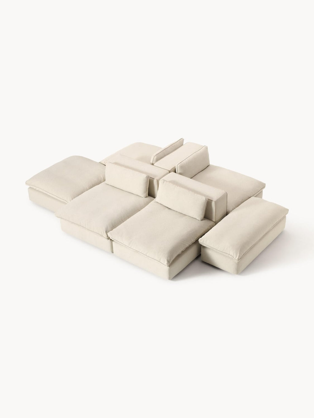 Felix Modular XL Sofa — Blush