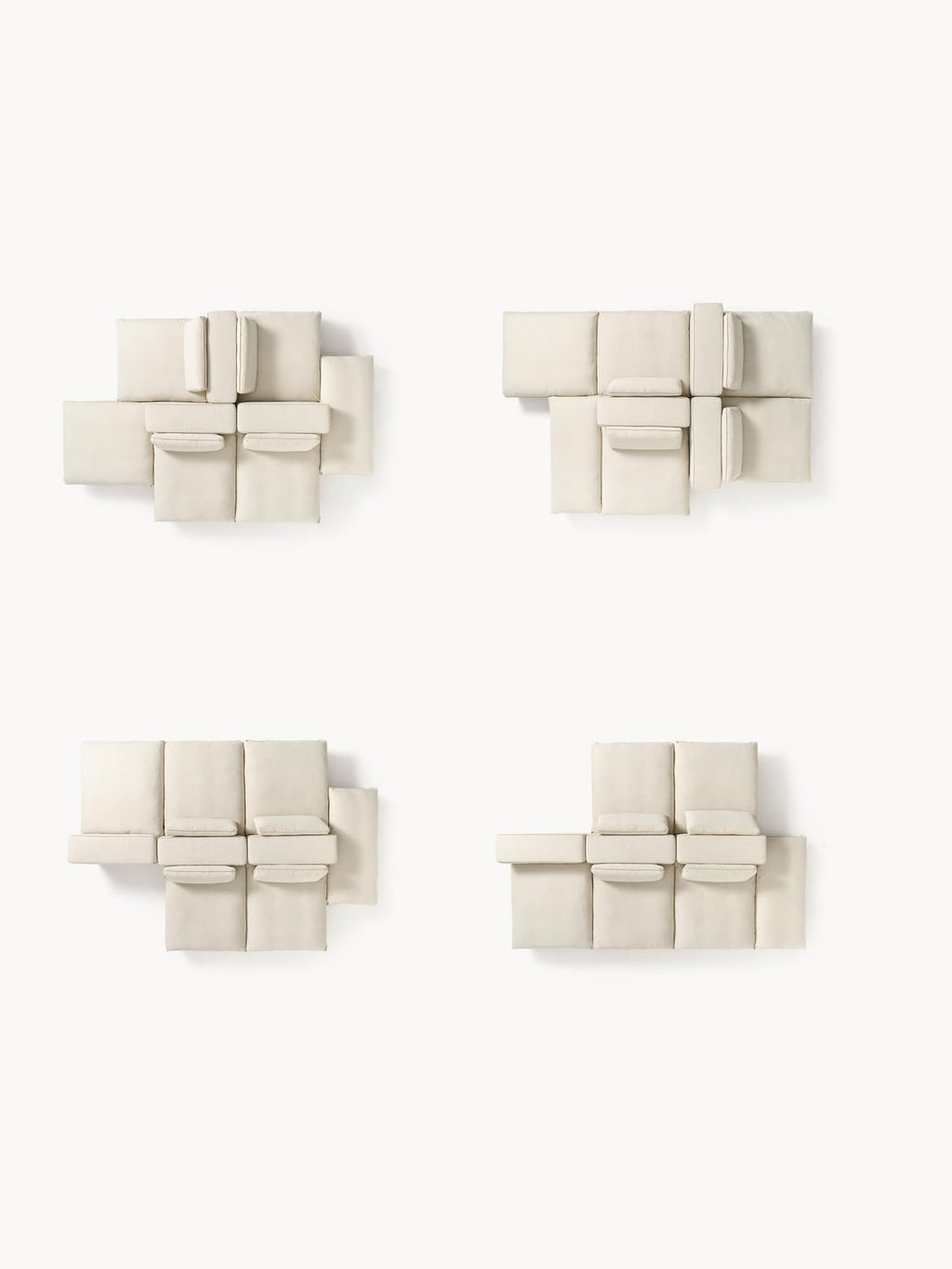 Felix Modular XL Sofa — Blush
