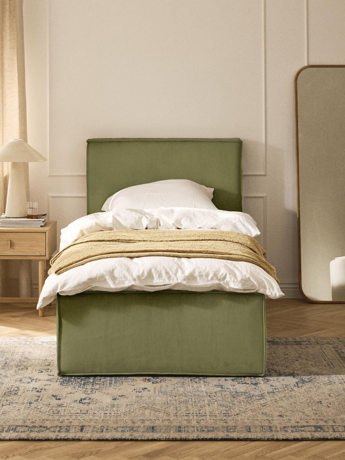 Dream Corduroy-Single Bed — Sage