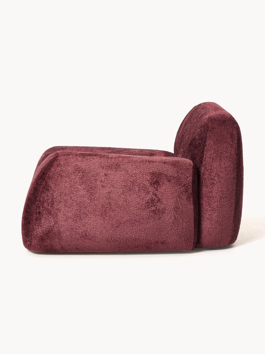 Wolke Teddy Bouclé Corner Module — Brown