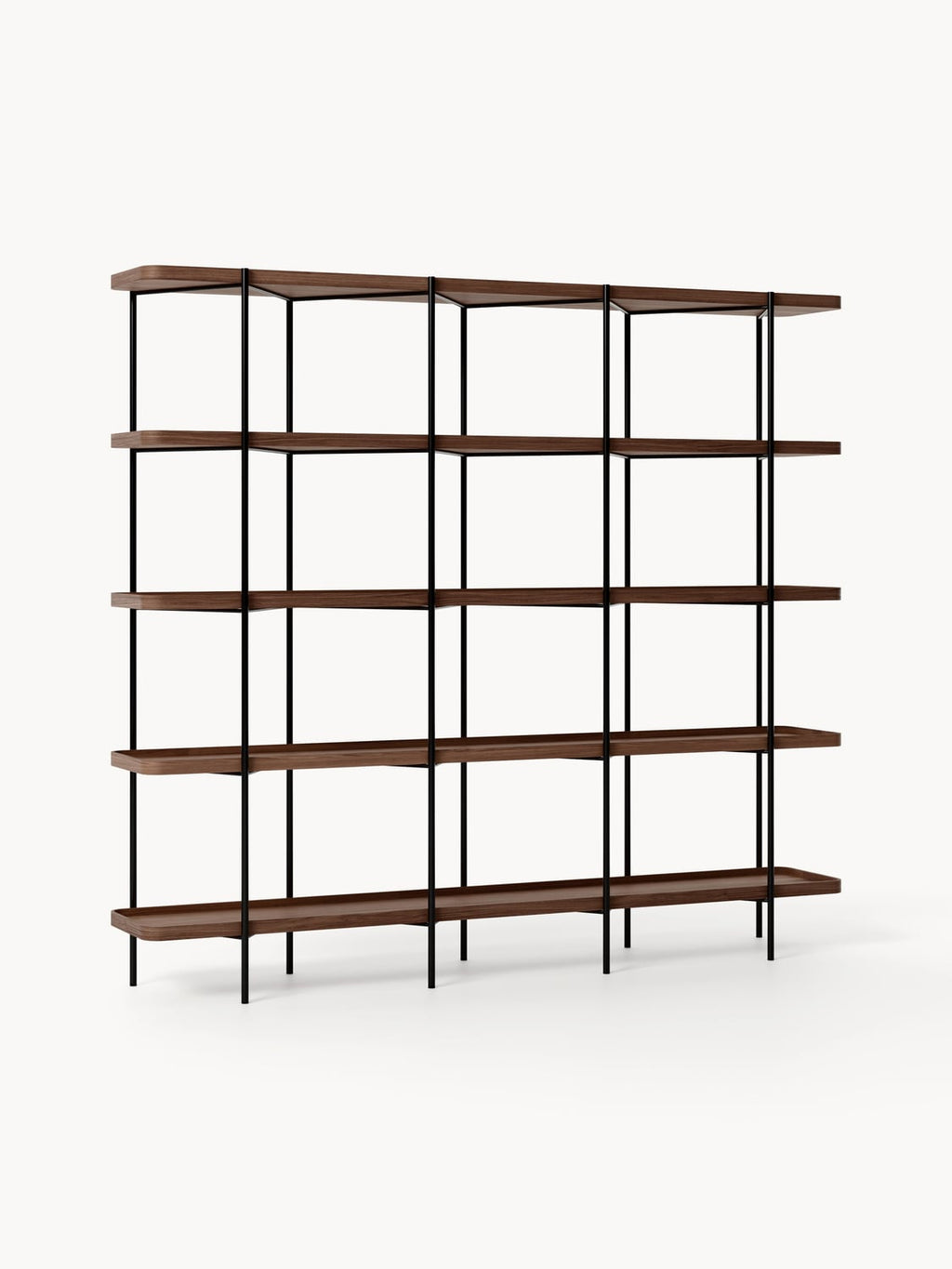 Renee Large Wooden Shelving Unit — Warm Grey