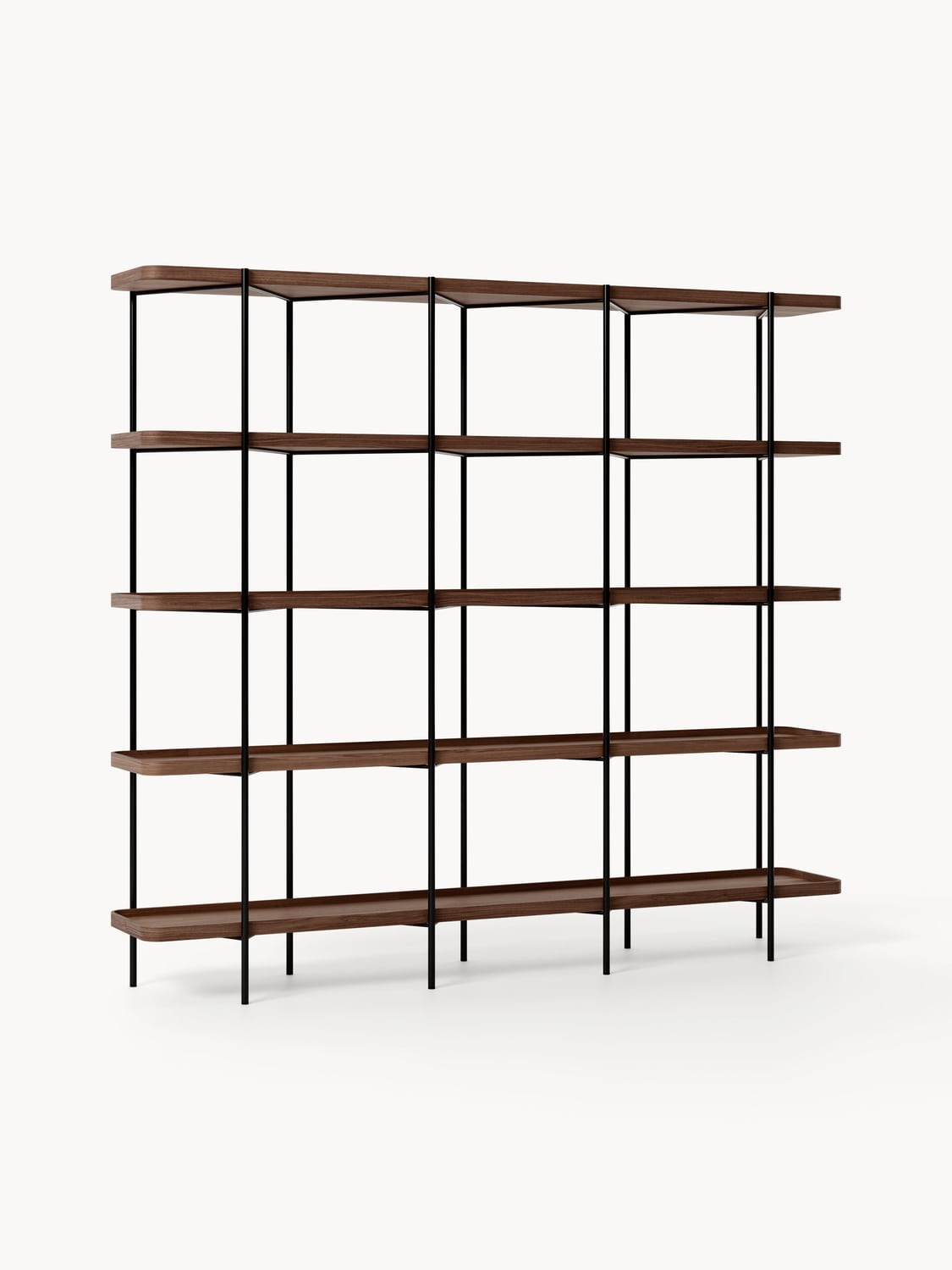 Renee Large Wooden Shelving Unit — Warm Grey