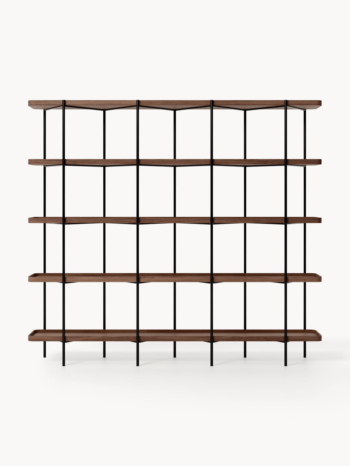 Renee Large Wooden Shelving Unit — Warm Grey