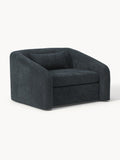 Eliot Sleeper Chair in Teddy Bouclé — Charcoal