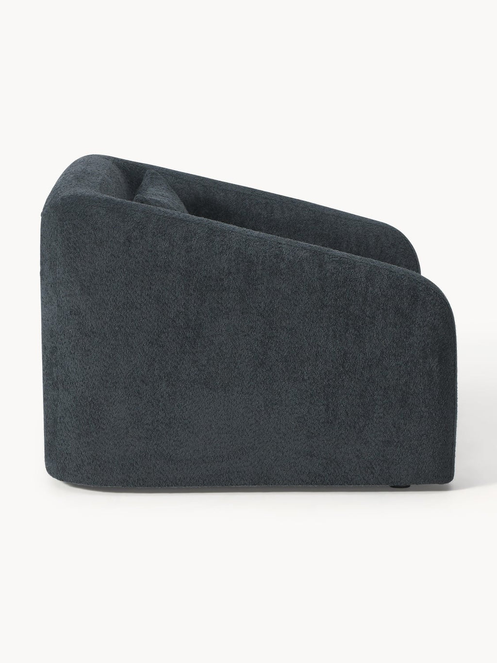 Eliot Sleeper Chair in Teddy Bouclé — Charcoal