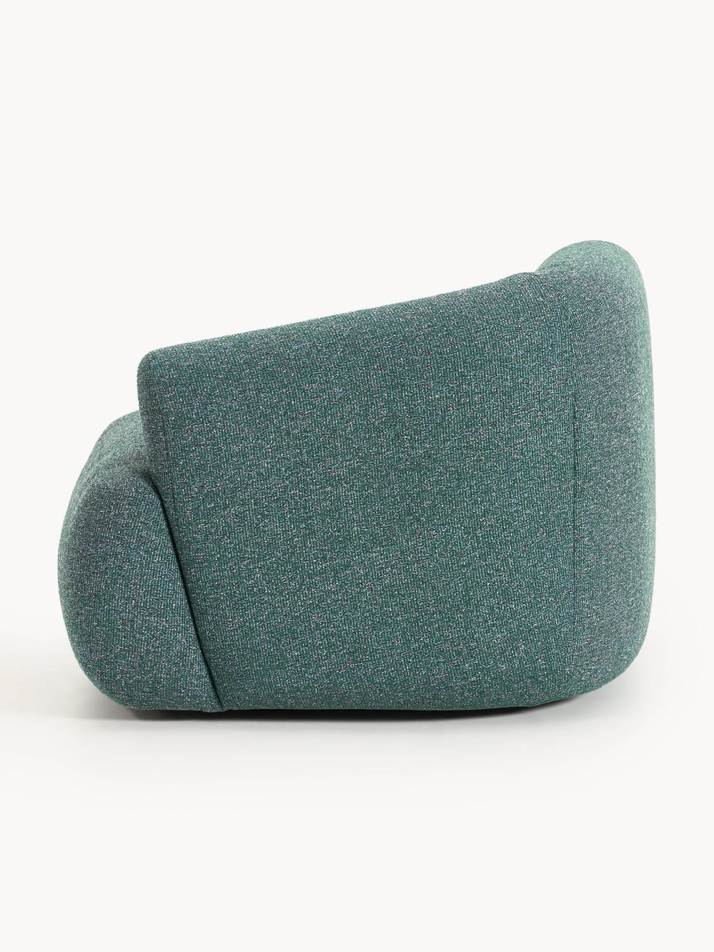 Sofia Bouclé Corner Module — Dark Grey