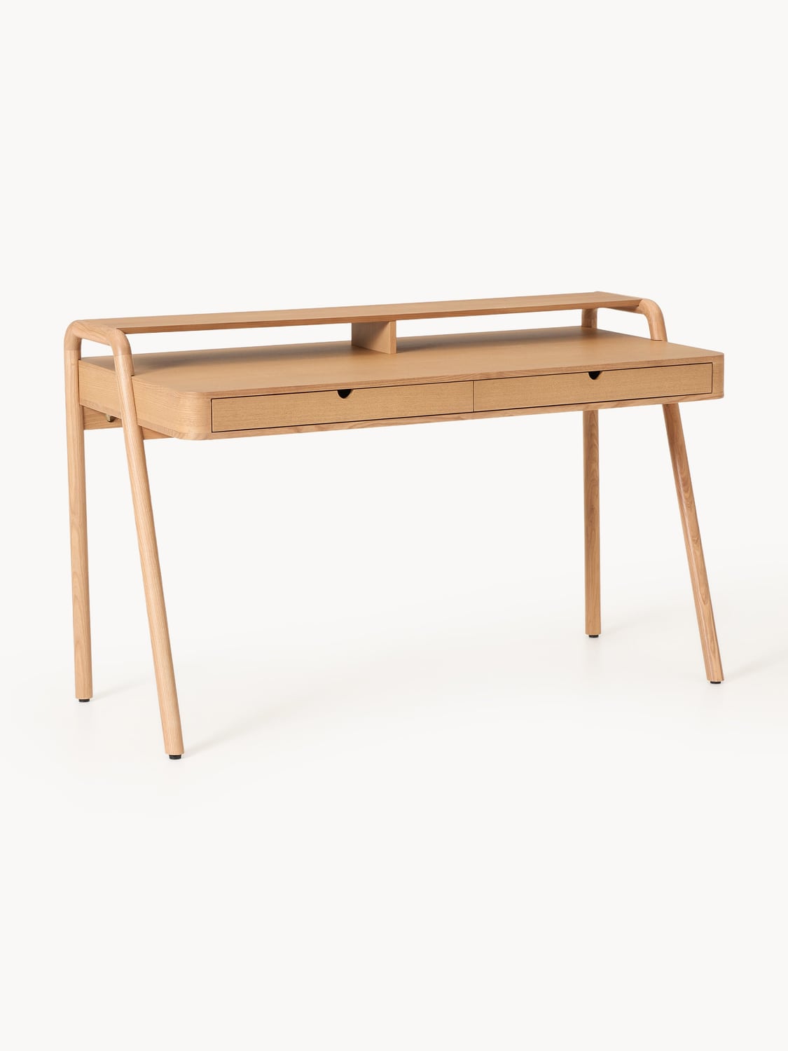Evrak Desk with Drawers — Yellow