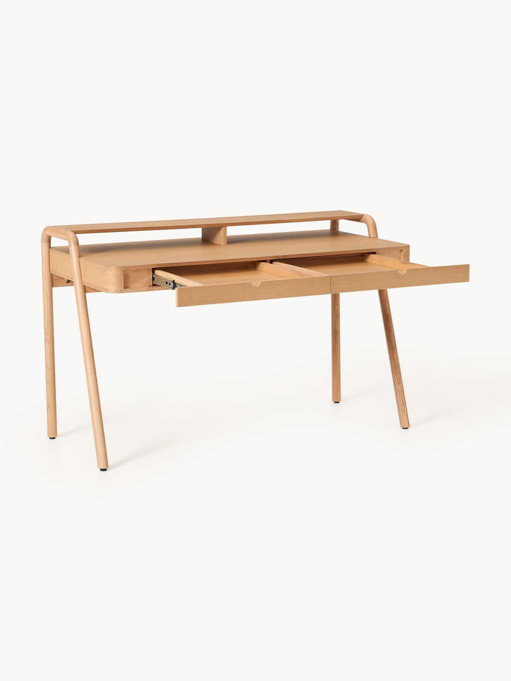 Evrak Desk with Drawers — Yellow
