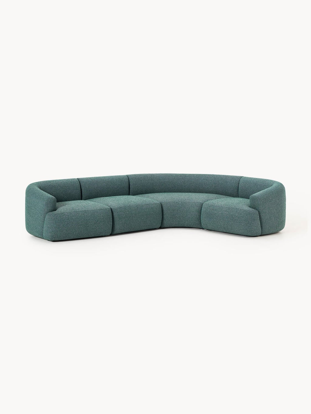 Sofia Modular Bouclé Corner Sofa (4-seater) — Teal