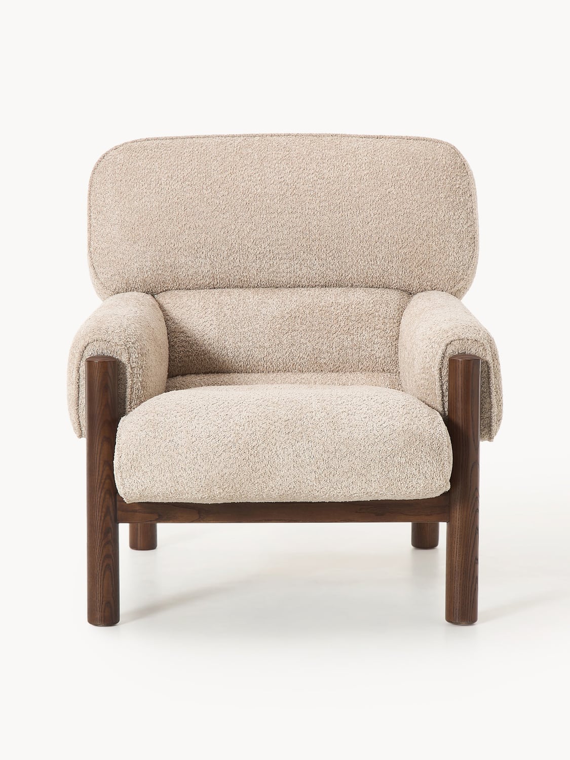 Calum Teddy Bouclé Lounge Chair