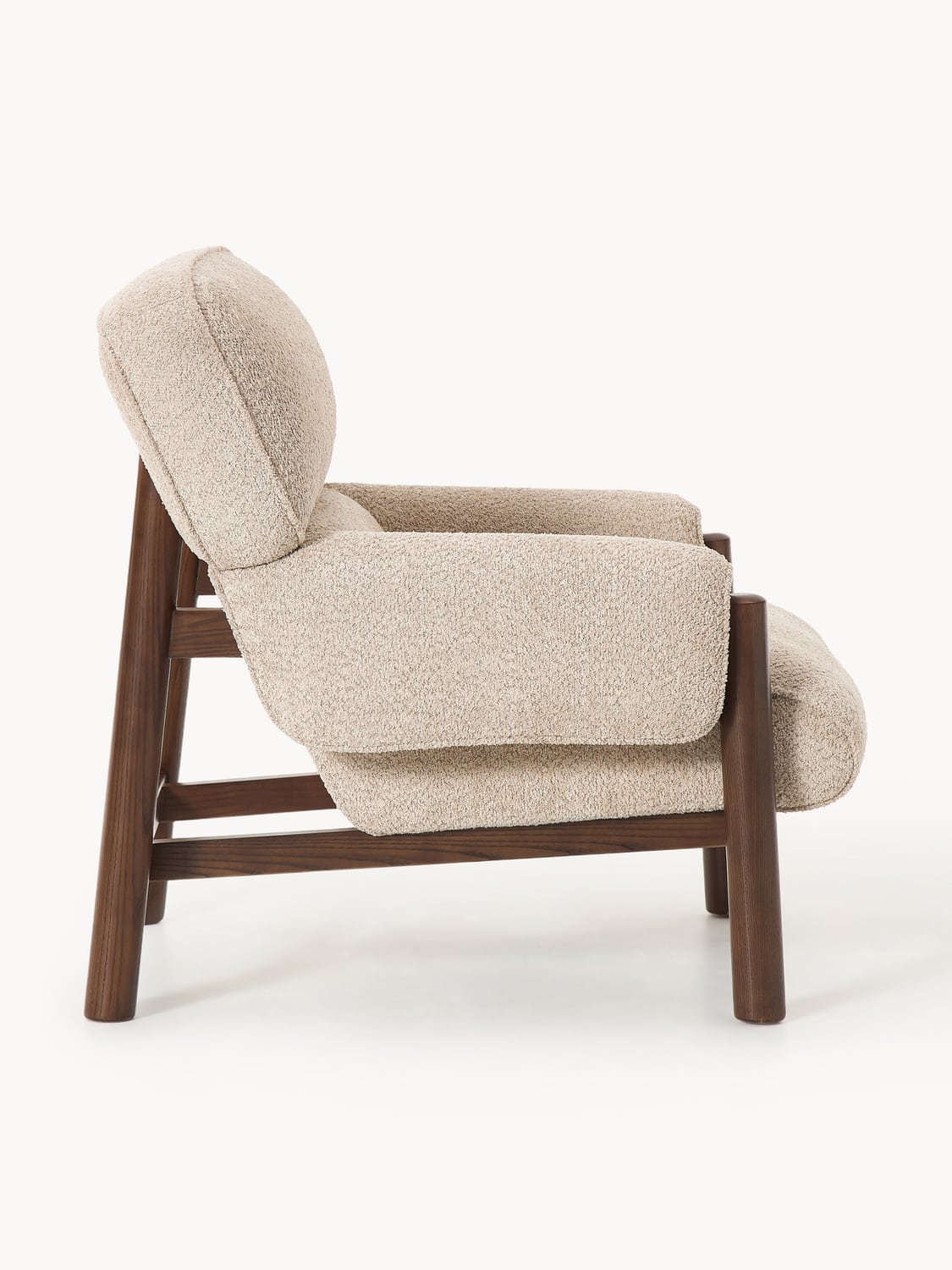 Calum Teddy Bouclé Lounge Chair