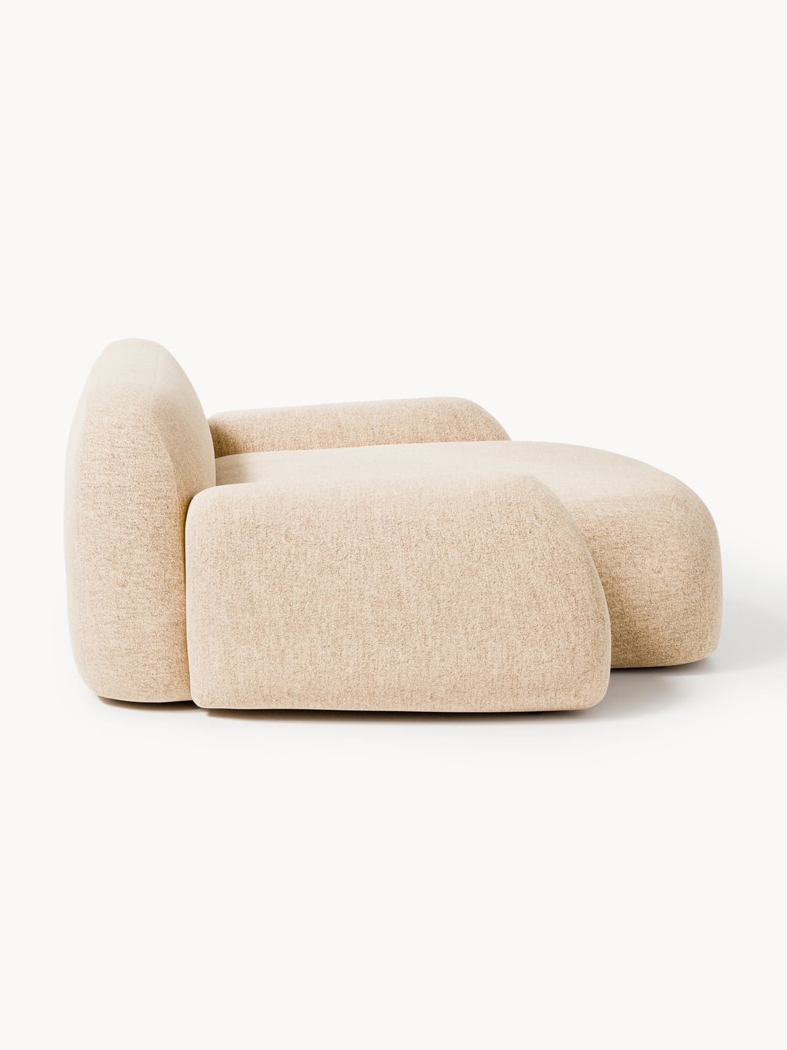 Wolke Bouclé-XL-Lounge Chair — Sand