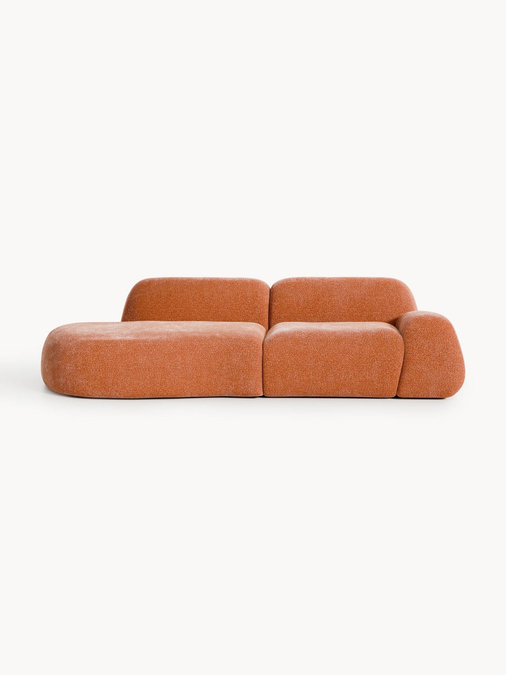 Wolke Modular Sofa (3-seater) with Chaise Longue — Camel