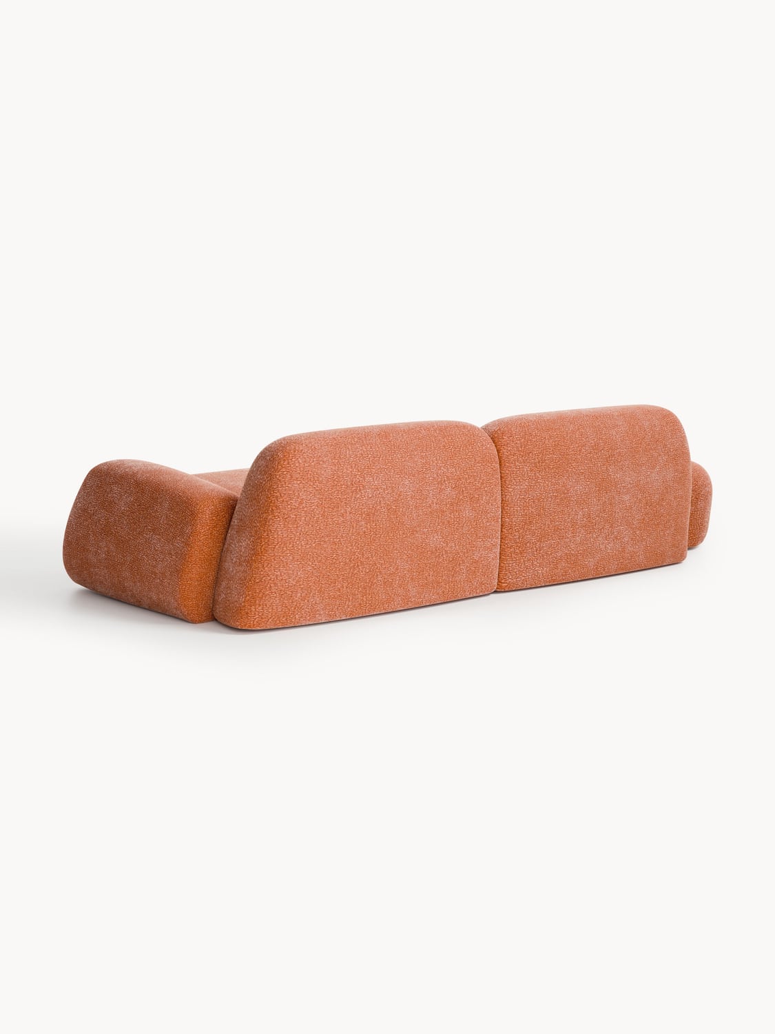 Wolke Modular Sofa (3-seater) with Chaise Longue — Camel