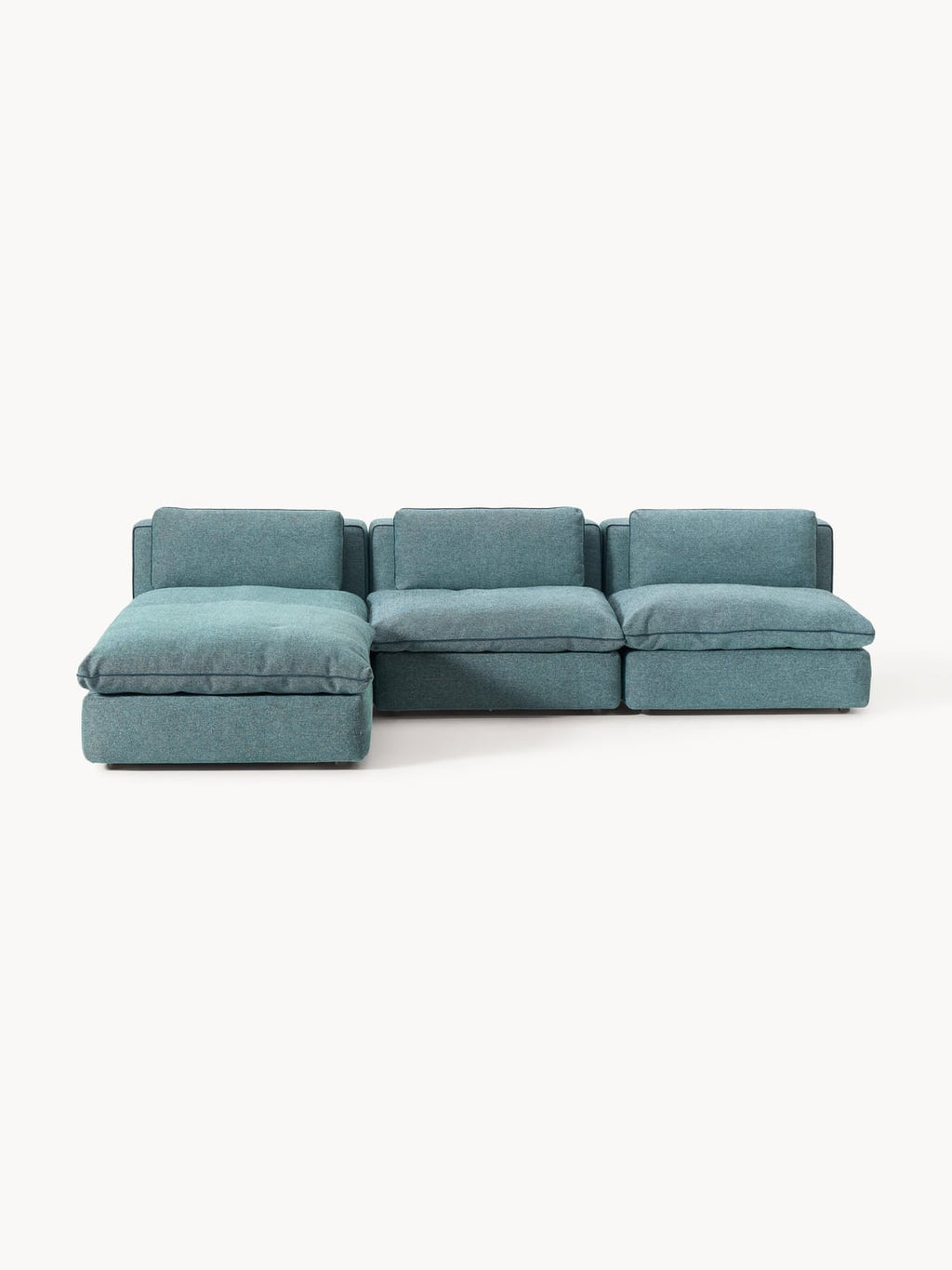 Felix Modular Sofa with Ottoman (left/right) — Teal