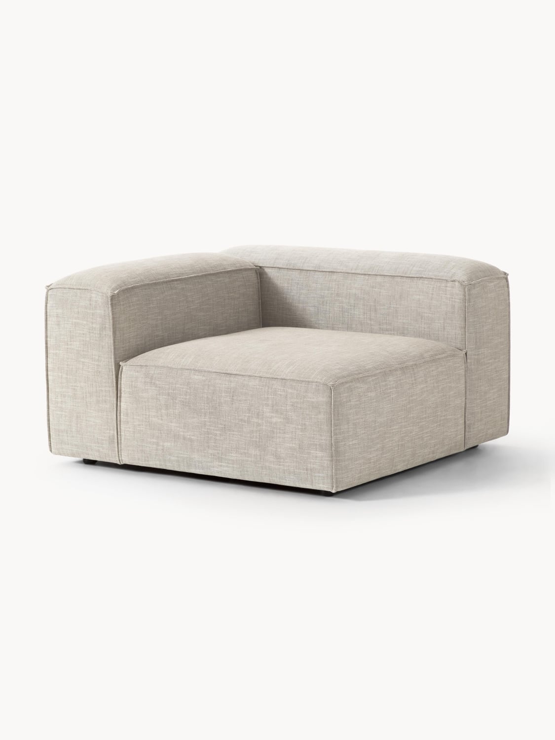 Lennon Corner Module in Linen Blend — Oatmeal