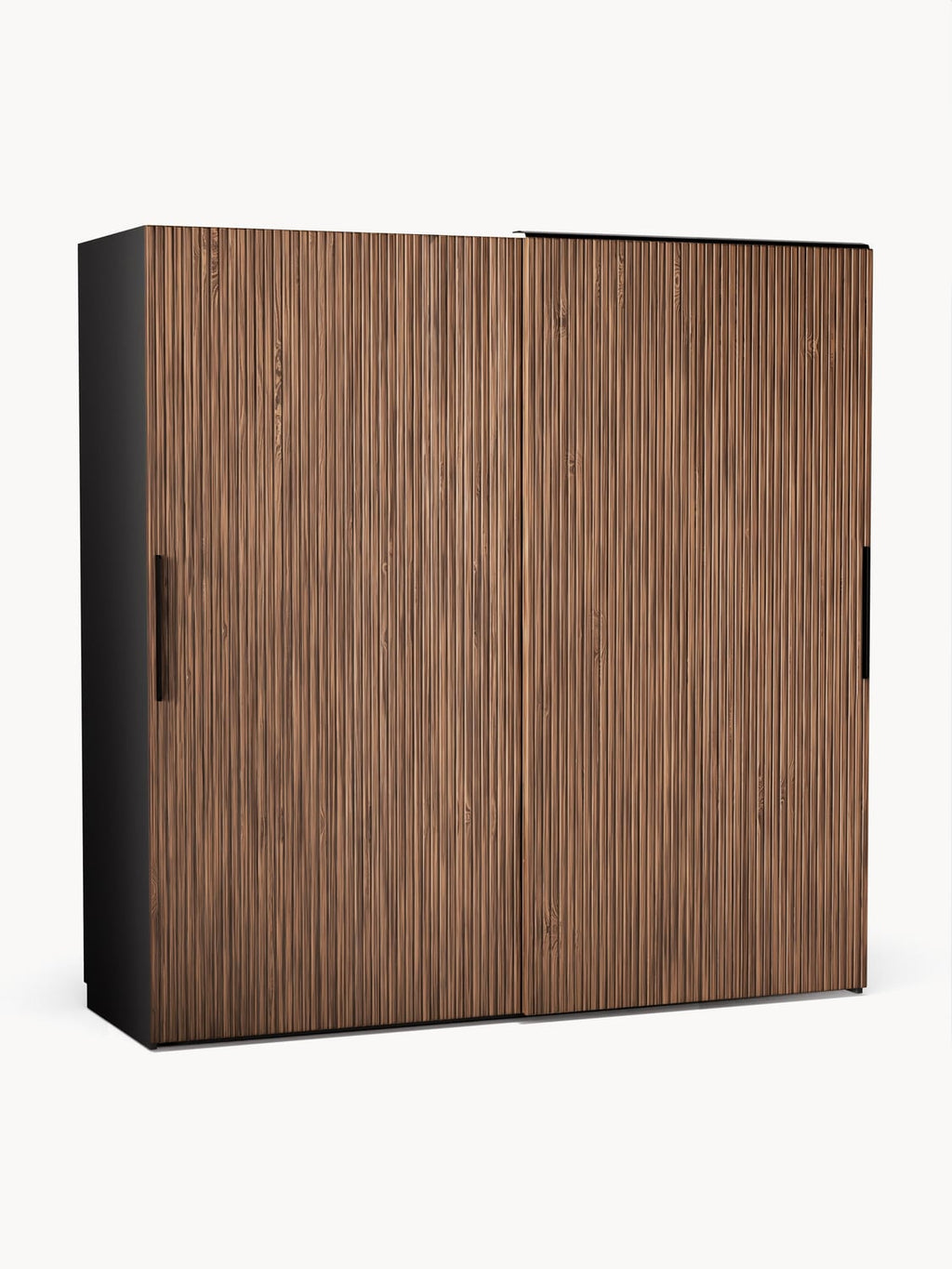 Simone Modular Sliding-Door Wardrobe, 200 cm Width, in various sizes — Olive