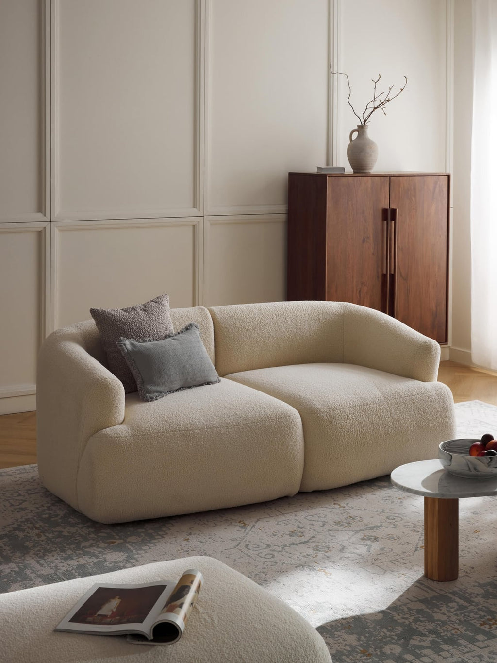 Sofia Modular Teddy-Sofa (2-seater)