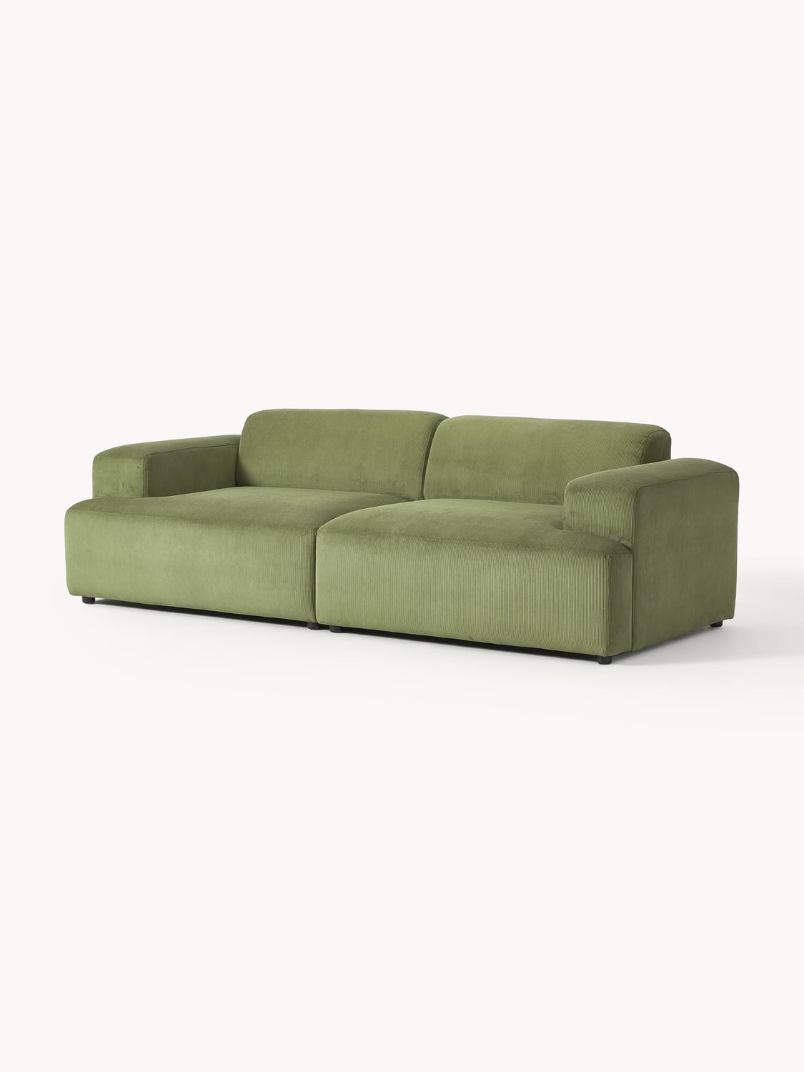 Melva Corduroy-Sofa (3-seater) — Taupe