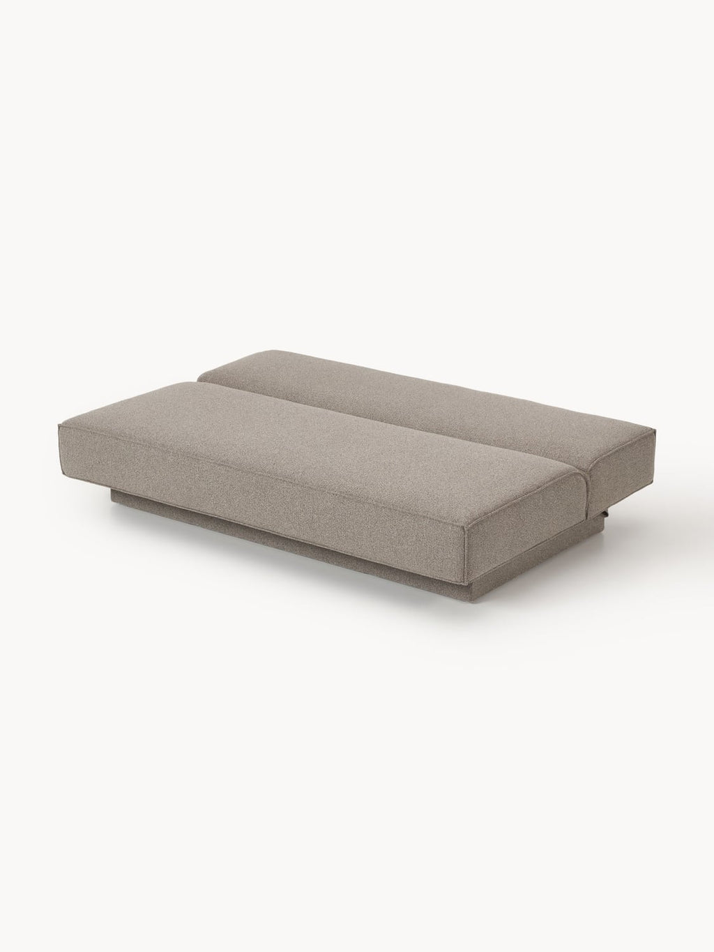 David Bouclé-Sofa Bed with Storage — Warm Grey