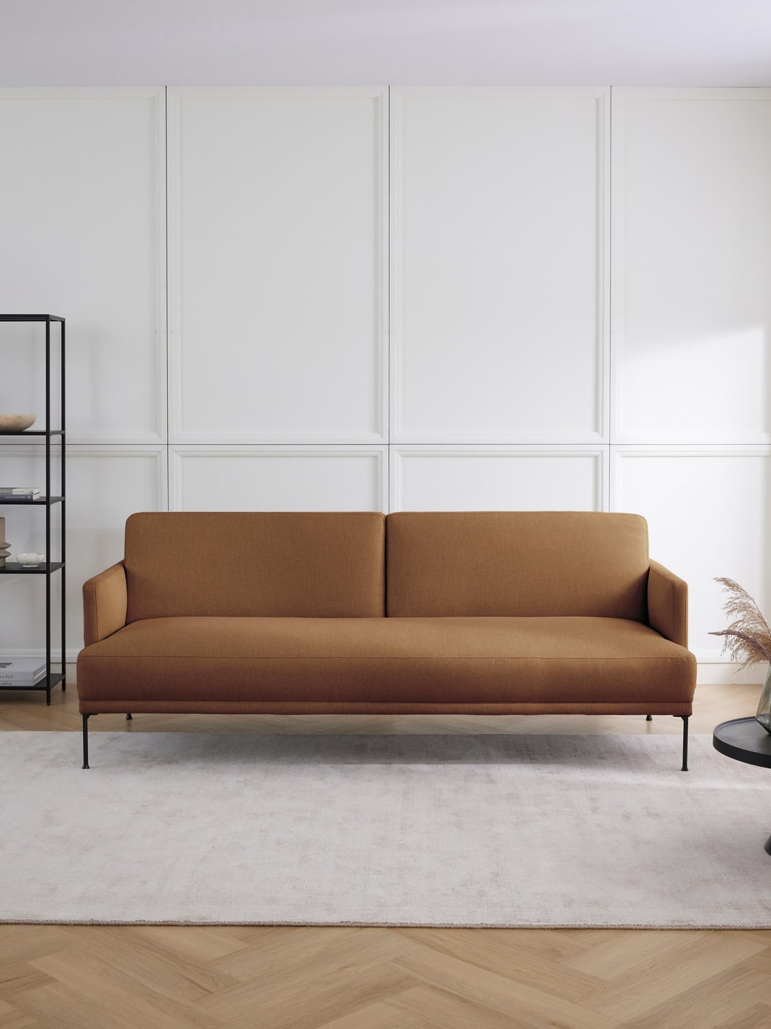 Fluente Sofa Bed (3-seater) — Mushroom