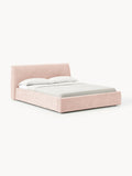 Cloud Upholstered Bed — Blush