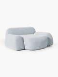 Wolke Bouclé-XL-Lounge Chair — Pearl Grey