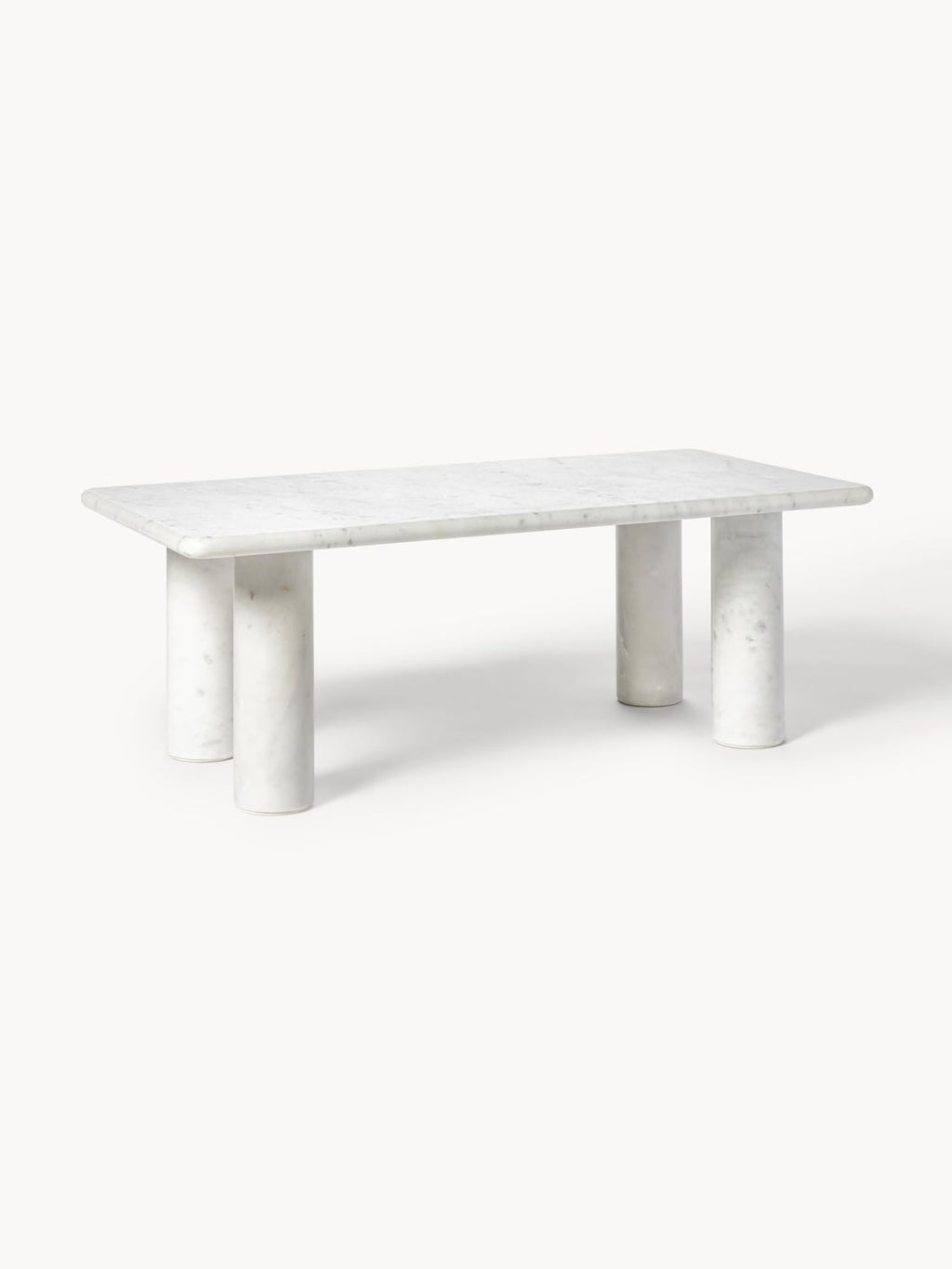 Mabel Marble-Coffee Table — Light Grey