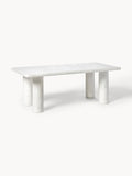 Mabel Marble-Coffee Table — Light Grey