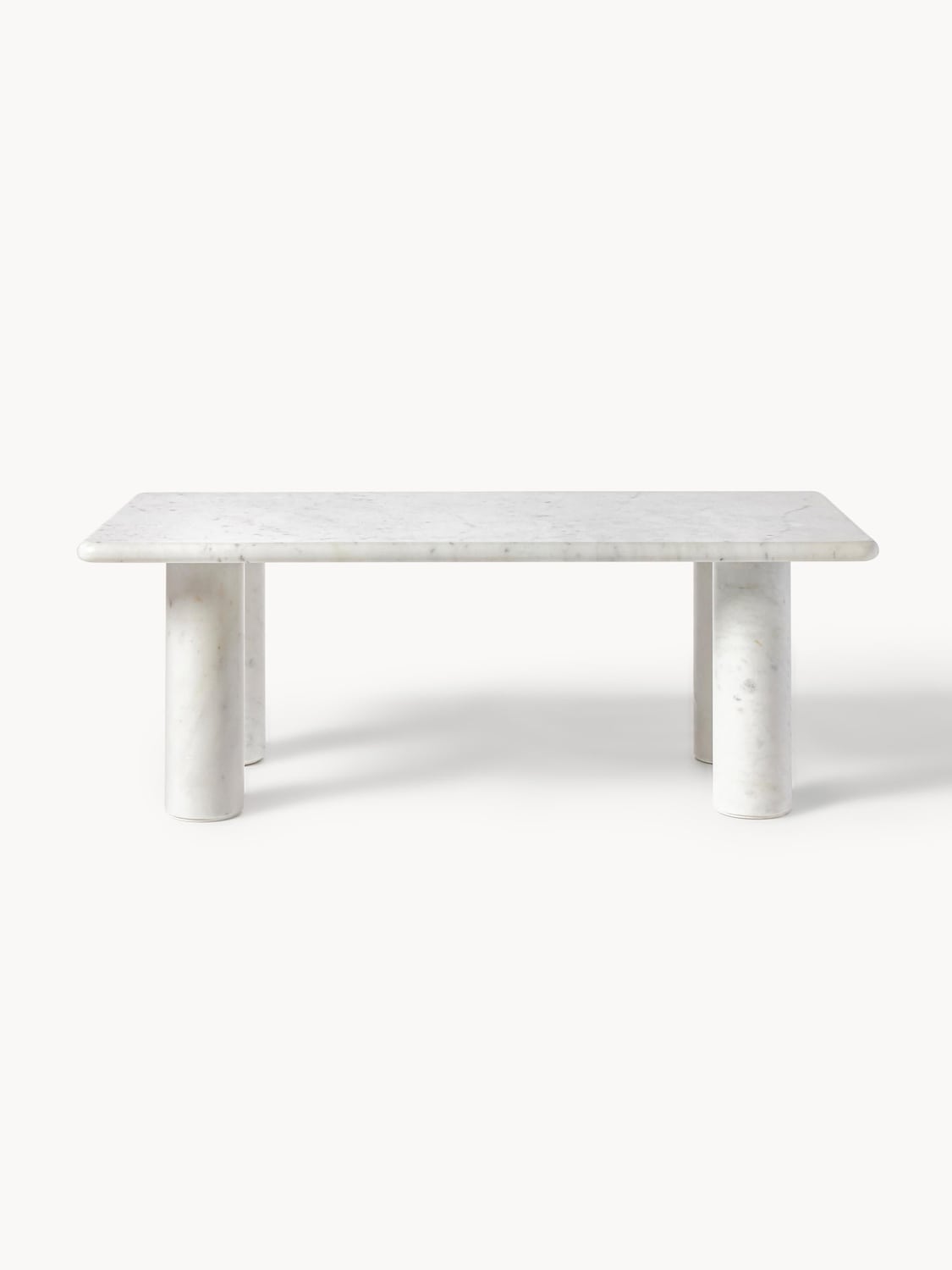 Mabel Marble-Coffee Table — Light Grey