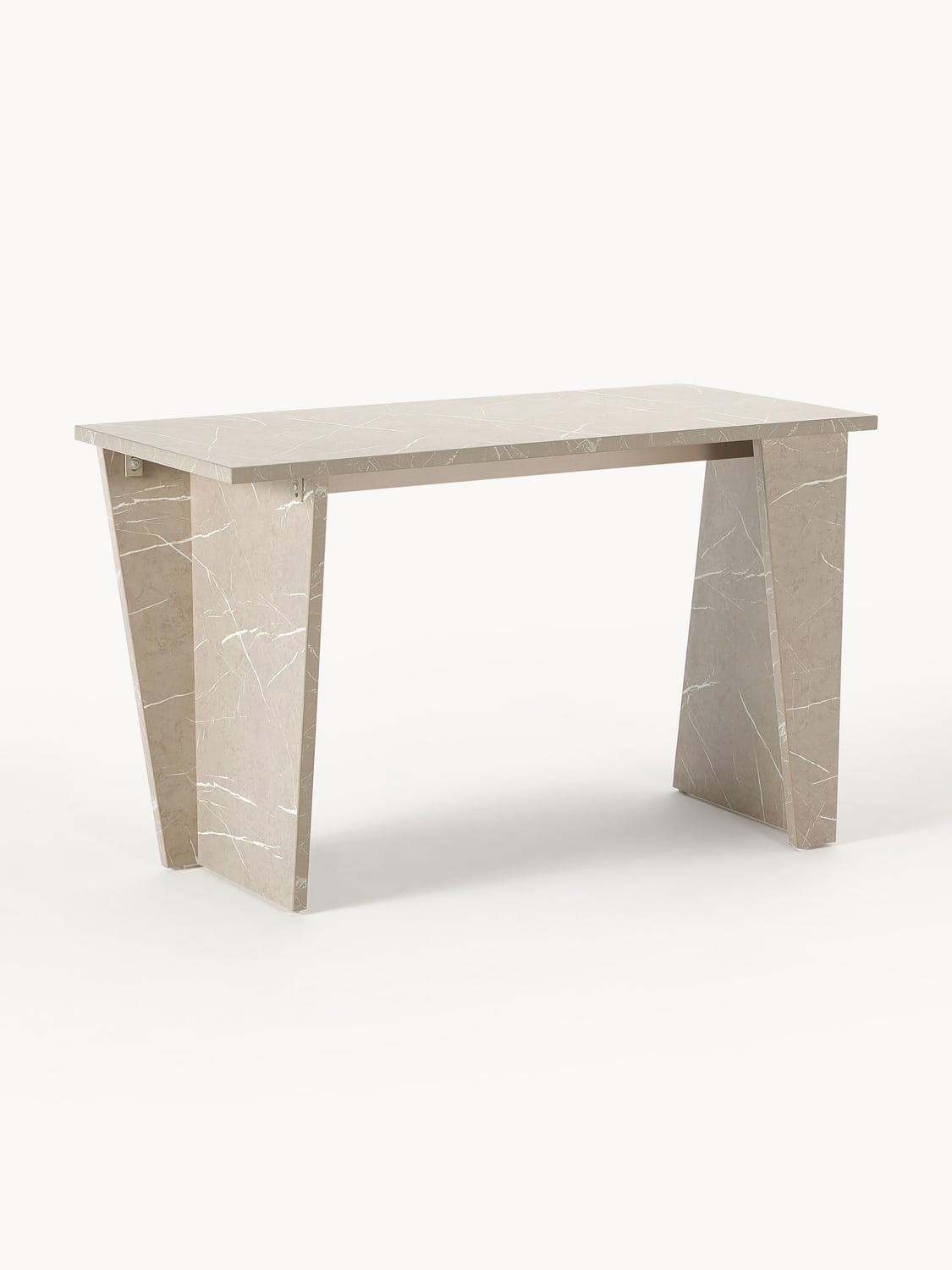 Liam Desk in Travertine Look