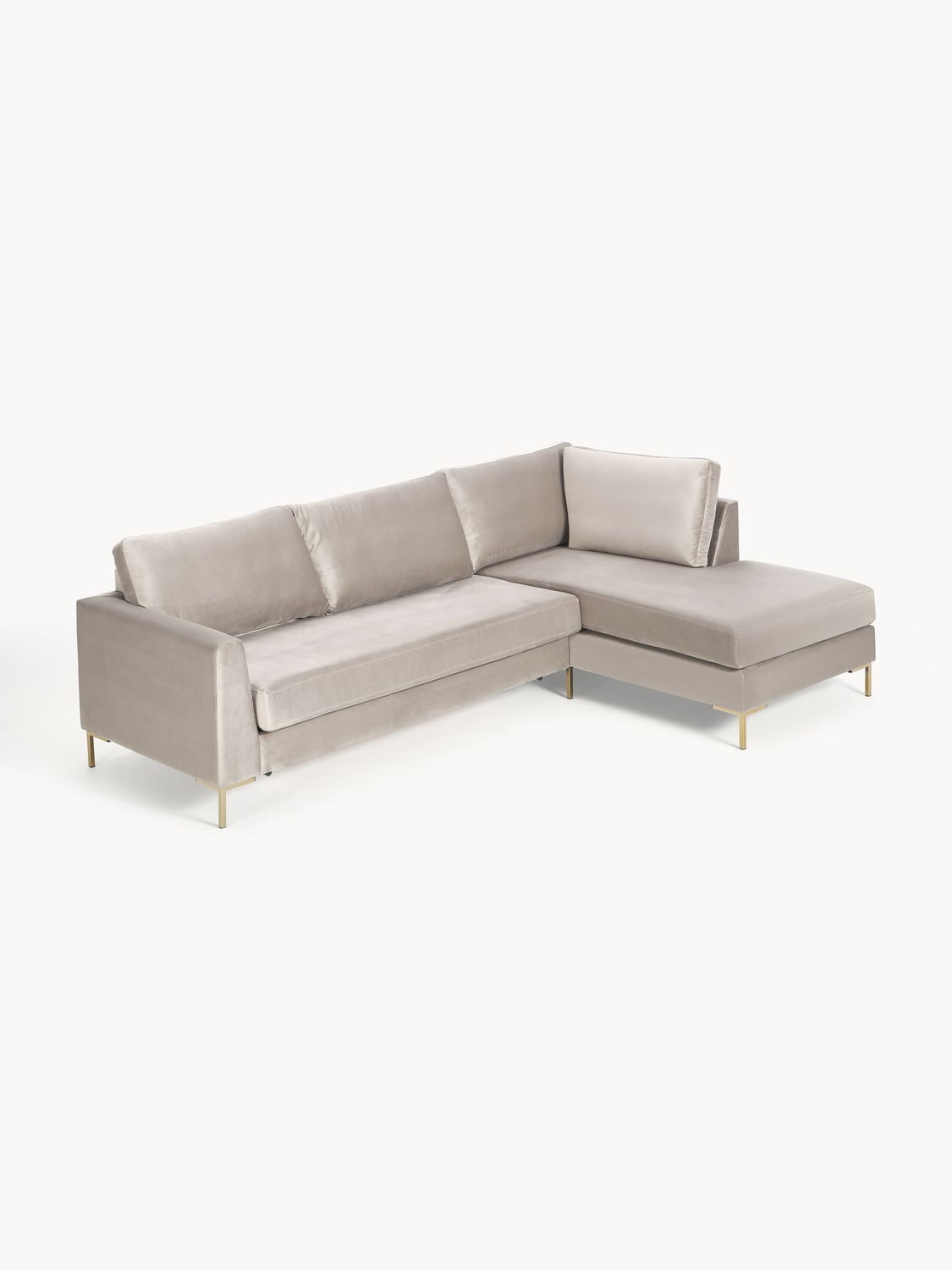 Luna Velvet-Sofa Bed with Mattress, 3-seater