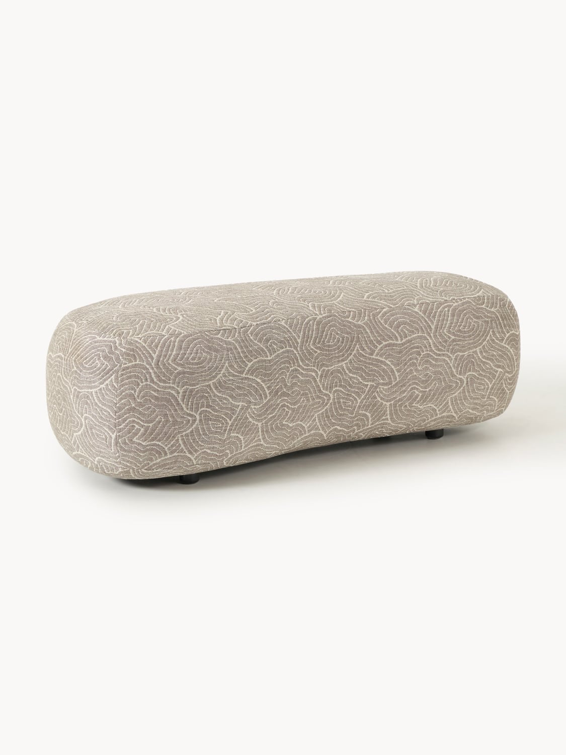 Alba XL Sofa Ottoman — Warm Grey