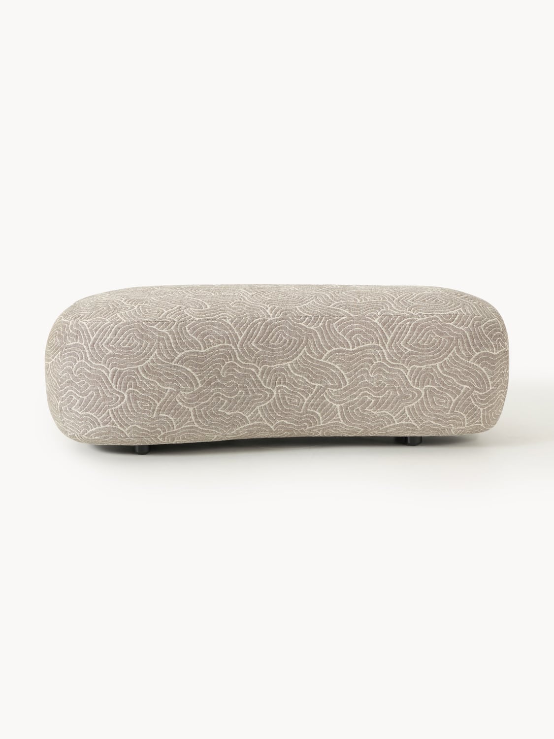 Alba XL Sofa Ottoman — Warm Grey