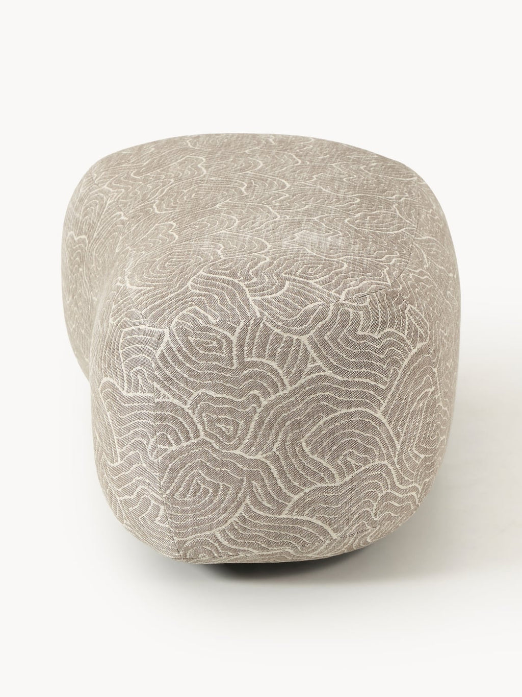 Alba XL Sofa Ottoman — Warm Grey