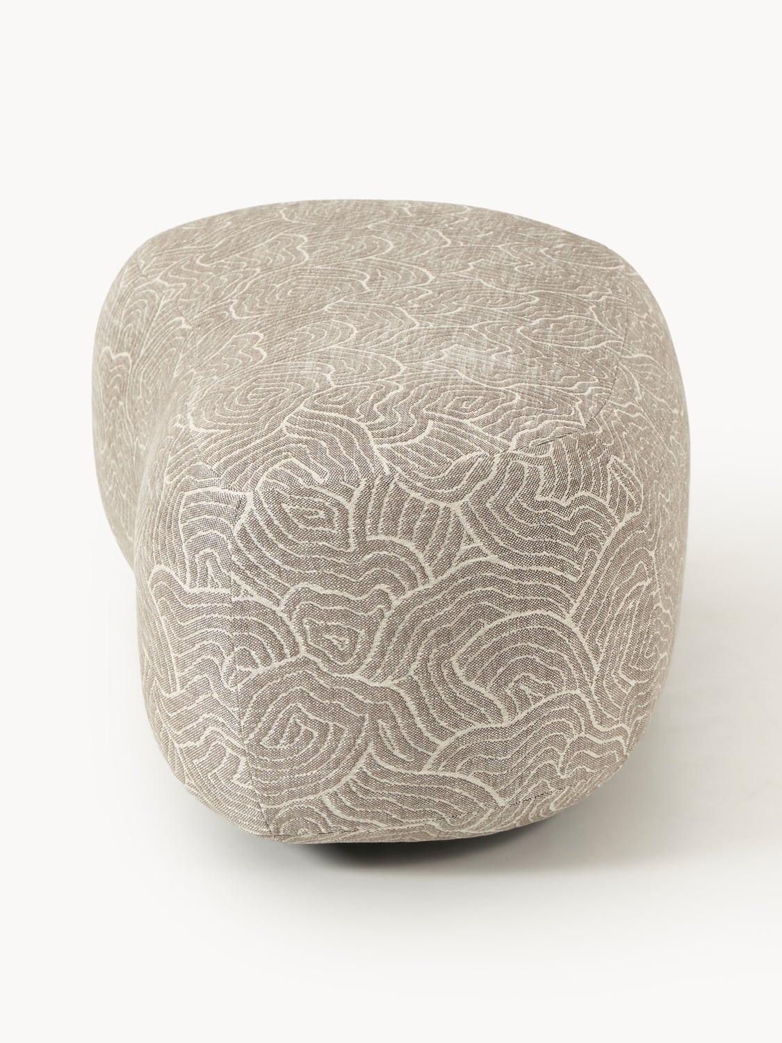 Alba XL Sofa Ottoman — Warm Grey