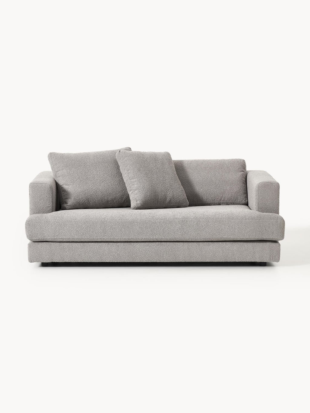 Tribeca Bouclé Sofa (2-seater) — Grey
