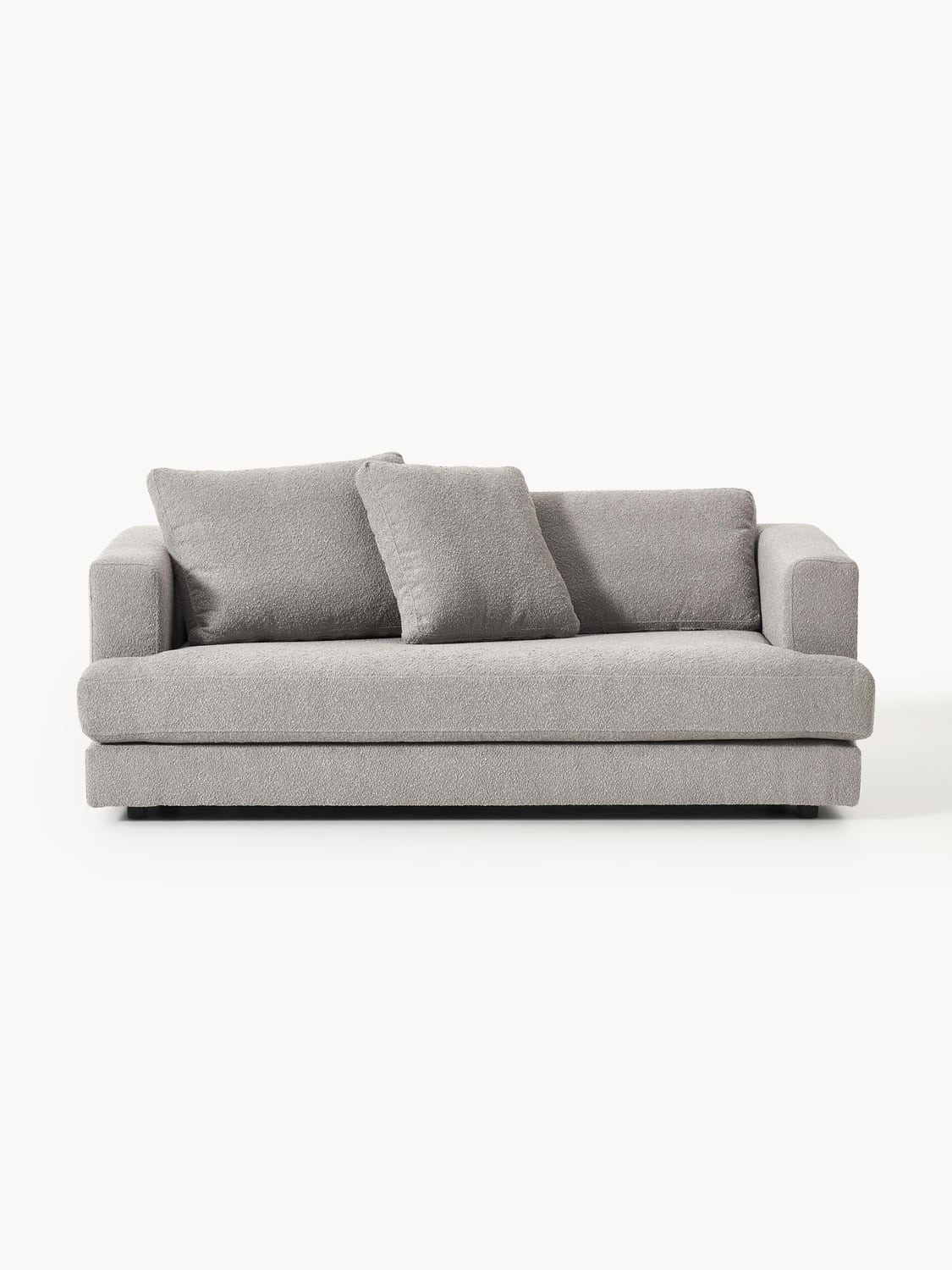 Tribeca Bouclé Sofa (2-seater) — Grey