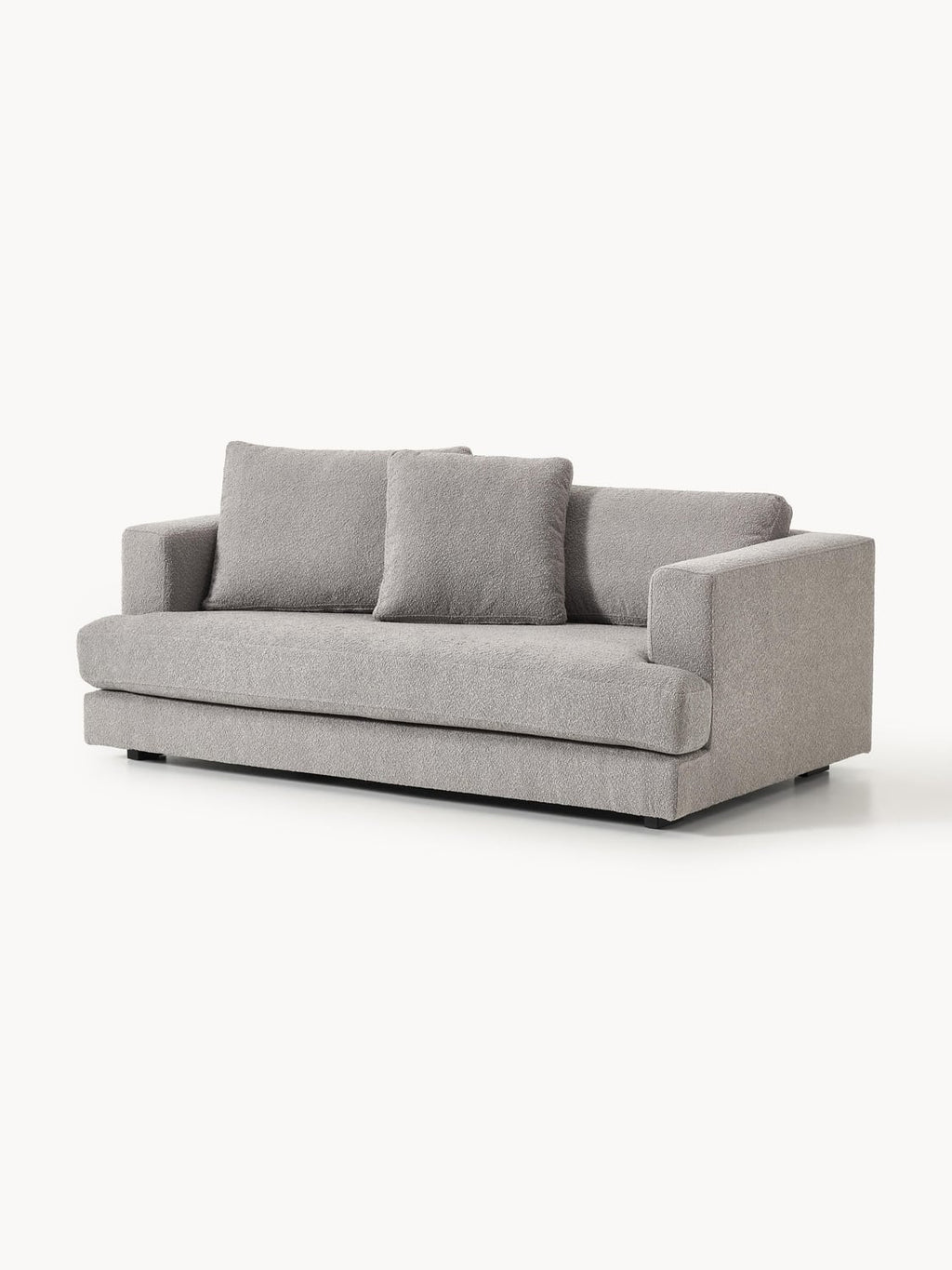 Tribeca Bouclé Sofa (2-seater) — Grey
