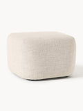 Wolke Sofa Ottoman in Bouclé — Light Grey
