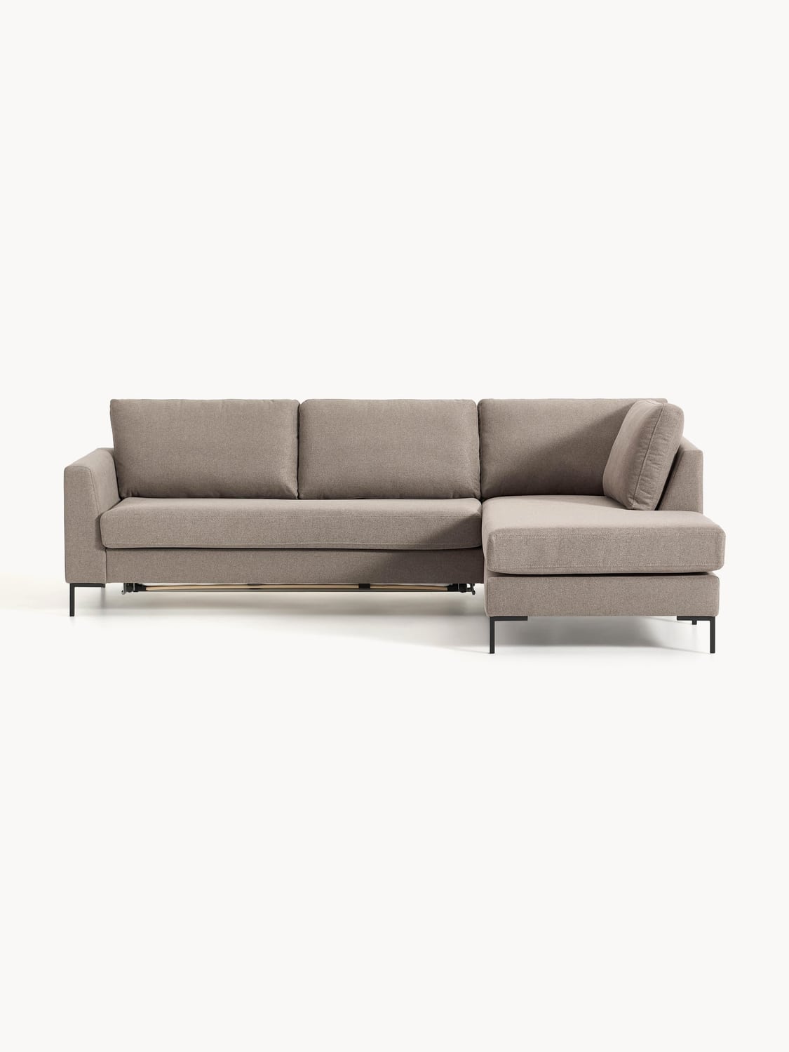 Luna Sofa Bed with Mattress, 3-seater — Taupe