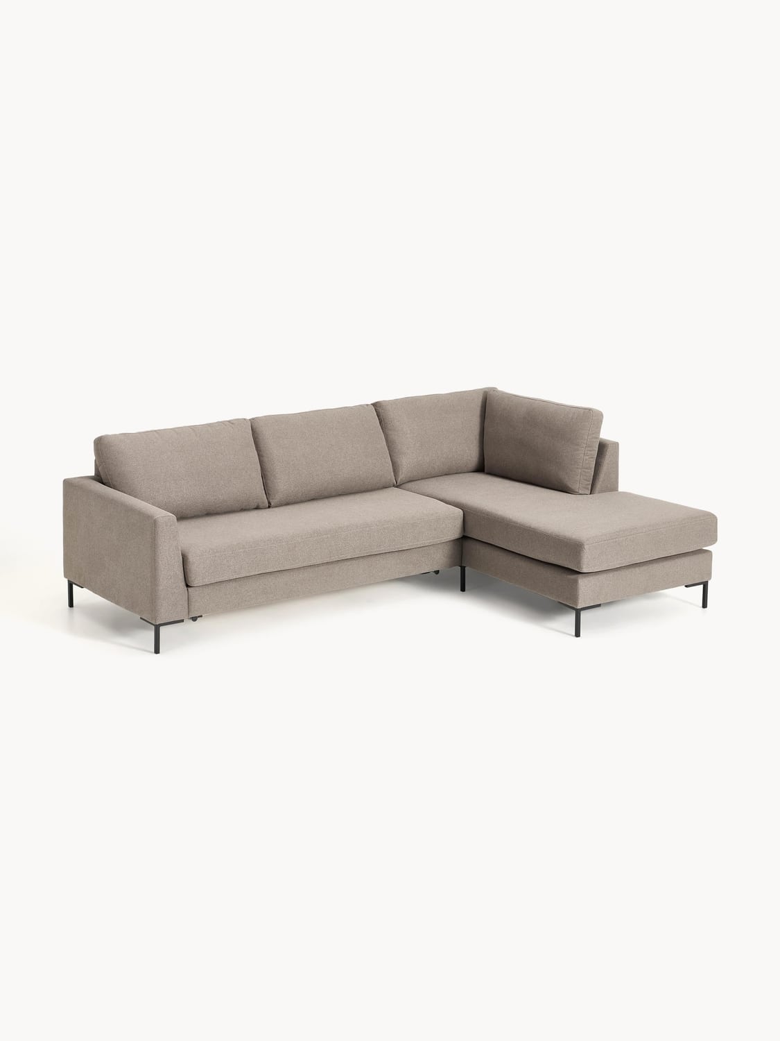 Luna Sofa Bed with Mattress, 3-seater — Taupe