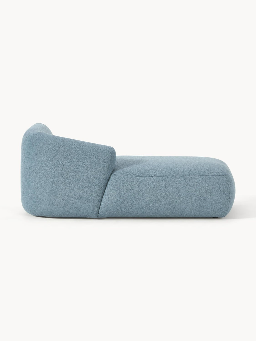Sofia Bouclé-Chaise-Corner Module — Grey