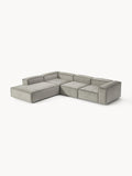 Lennon Modular XL Corner Sofa (4-seater) in Corduroy — Grey